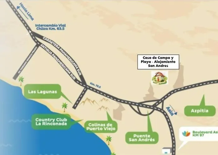 Hospedaje San Andres Campo/Playa Lima