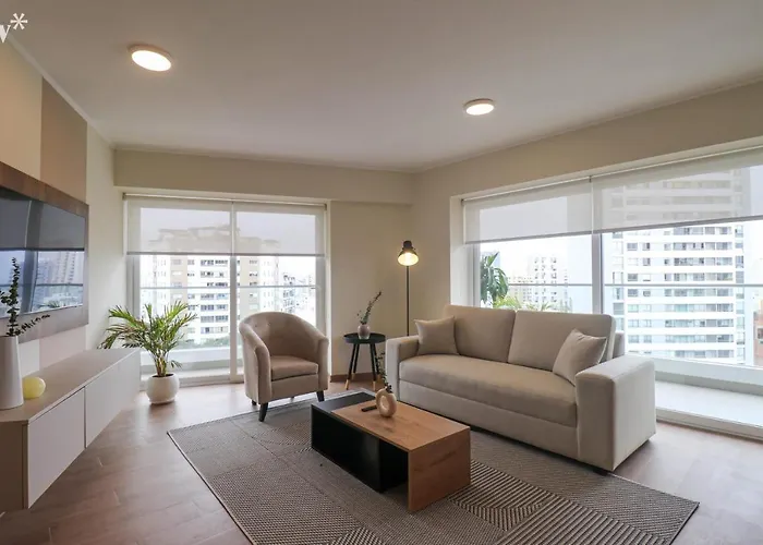 Apartamento Minimalist 2Br In Miraflores Lima